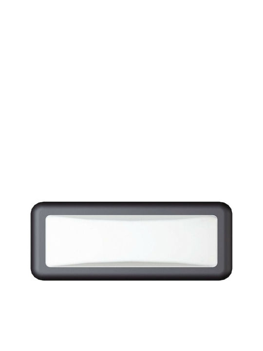 Viokef Minos Επιτοίχια Εξωτερική Πλαφονιέρα LED IP54 6W με Θερμό Λευκό Φως 23x10x68εκ. 4189700 