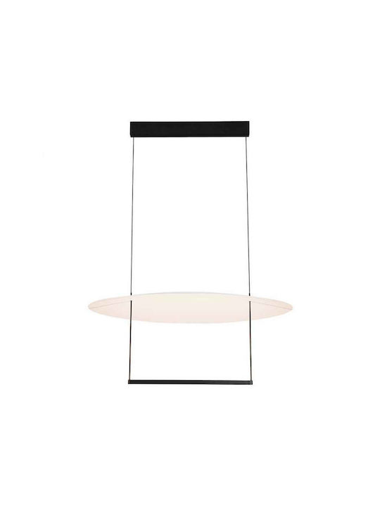 Viokef Igloo Ρυθμιζόμενο Κρεμαστό Φωτιστικό Μαύρο LED με Θερμό Λευκό Φως 4288200