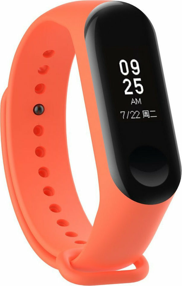 Λουράκι Σιλικόνης Πορτοκαλί (Mi Band 3/4)