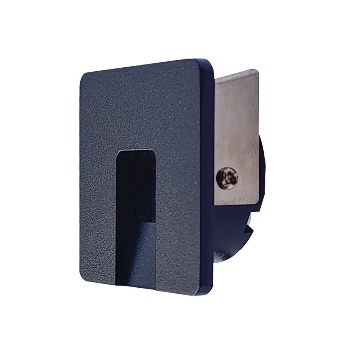 VK Lighting Επιτοίχιο Εξωτερικό Φωτιστικό LED IP42 1W με Θερμό Λευκό Φως 5.6x5.6x3εκ. VK/02179/B/W 75169-110721