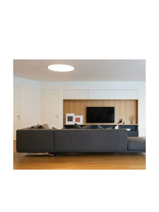 VK Lighting Στρογγυλό Χωνευτό LED Panel 30W με Θερμό Λευκό Φως 3000K 35.2εκ. VK/04348/B/W/35 64174-149721 - second view