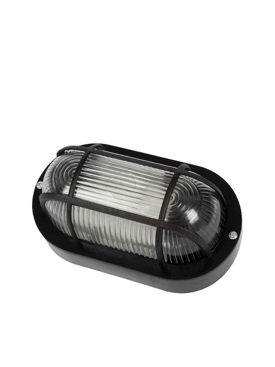 VK Lighting Επιτοίχια Χελώνα Εξωτερική E27 IP54 20x12εκ. VK/XT/060/G/B 56610-062639