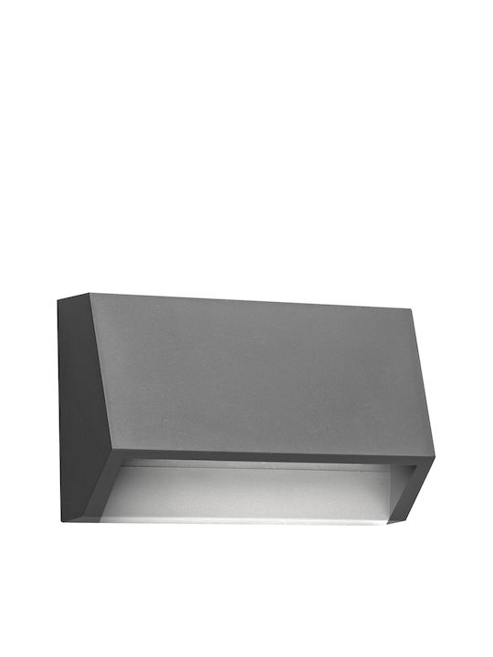 VK Lighting Επιτοίχια Εξωτερική Πλαφονιέρα LED IP65 3W με Θερμό Λευκό Φως 16x7x3.3εκ. VK/02018/AN/W 75169-234997