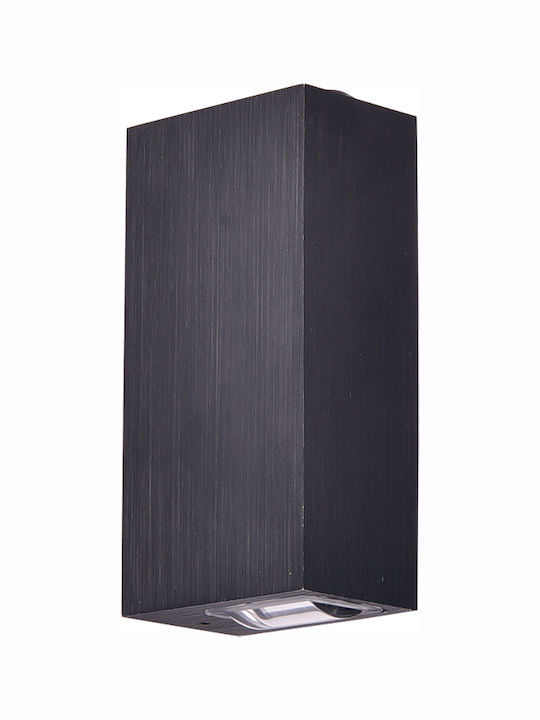 VK Lighting Επιτοίχια Εξωτερική Πλαφονιέρα LED IP54 6W με Θερμό Λευκό Φως Διπλής Δέσμης 4x12x7εκ. VK/04179WA/B/W 75169-355695