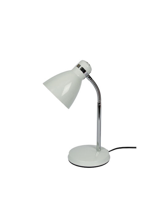 VK Lighting Φωτιστικό Γραφείου με Εύκαμπτο Βραχίονα για Ντουί E27 σε Λευκό Χρώμα VK/HD2011/W - Κύρια εικόνα
