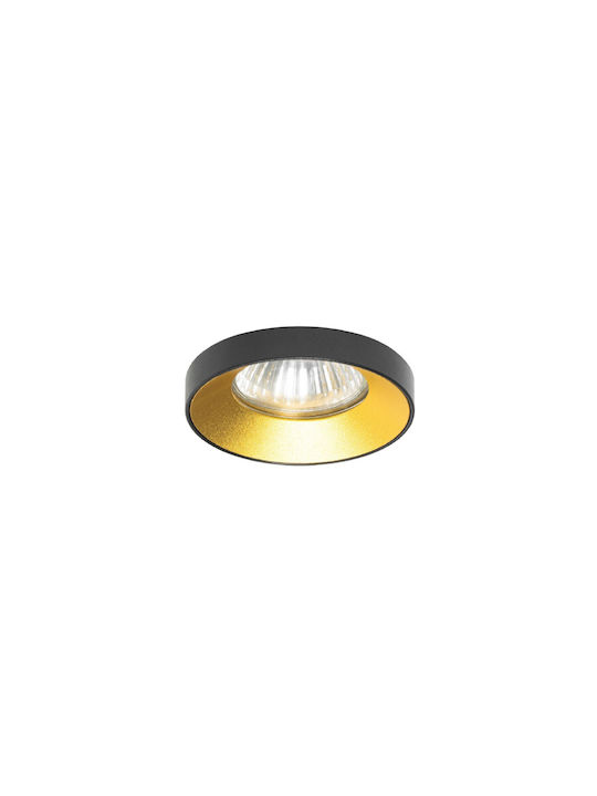 VK Lighting Χωνευτό Σποτ Μαύρο 7.5x7.5εκ. 1τμχ VK/03306/BG 64174-033108