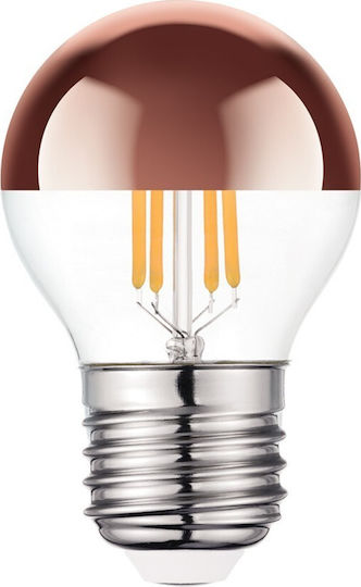 VK Lighting Λάμπα LED 4W 80mm για Ντουί E27 και Σχήμα G45 Θερμό Λευκό 350lm Dimmable VK/05121/D/E/PCT/W 03045-223664