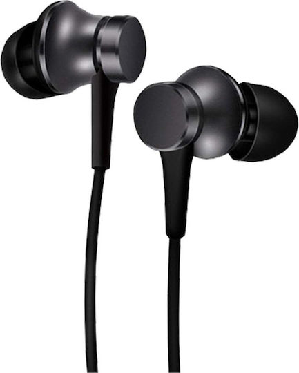 Xiaomi Mi In-Ear Headphones Basic Μαύρα με Μικρόφωνο ZBW4354TY