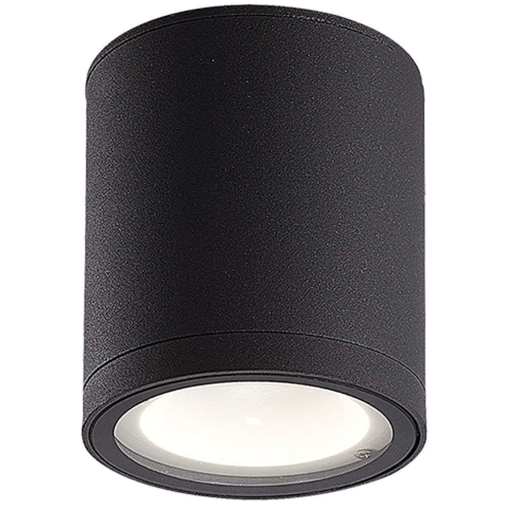 Zambelis Lights Στεγανό Σποτ Οροφής Εξωτερικού Χώρου με Ενσωματωμένο LED σε Γκρι Χρώμα E340