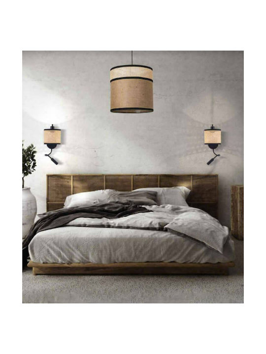 Φωτιστικό Απλίκα LED 3000K 3W +1XE27 Max 40W Μαύρο  ZAMBELIS 20355 - second view