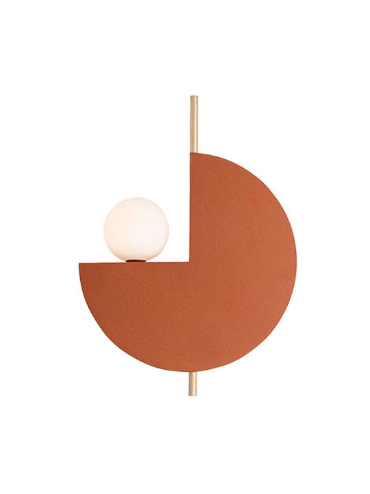 ΑΠΛΙΚΑ ΦΩΤΙΣΤΙΚΟ ΤΟΙΧΟΥ G9 7W ΤΕΡΑΚΟΤΑ ΣΤΡΟΓΓΥΛΗ ΜΕ ΜΠΑΛΑ ΟΠΑΛΙΝΑ 22204 | ZAMBELIS LIGHTS