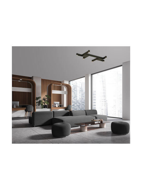 ΦΩΤΙΣΤΙΚΟ ΟΡΟΦΗΣ ΠΛΑΦΟΝΙΕΡΑ LED 23W ΜΑΥΡΟ 23042 | ZAMBELIS LIGHTS