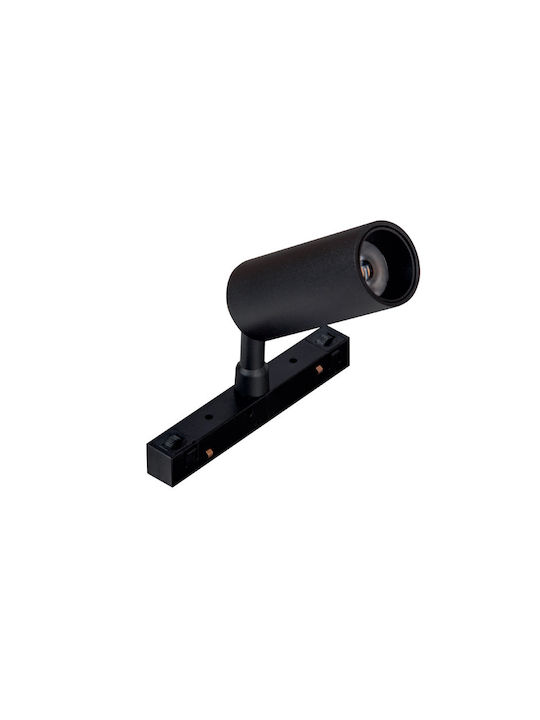 Zambelis Lights Μονό LED Θερμό Λευκό Σποτ σε Μαύρο Χρώμα 20402-B
