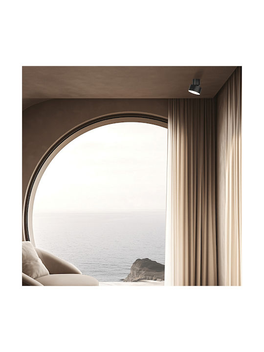 Zambelis Lights LED Θερμό Λευκό Σποτ σε Μαύρο Χρώμα 25312 - second view