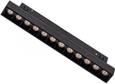 Zambelis Lights Ultra-Thin Μαγνητική LED Γραμμικό Φωτιστικό Οροφής 9W Θερμό Λευκό IP0 με Ρυθμιζόμενη Ένταση 2090