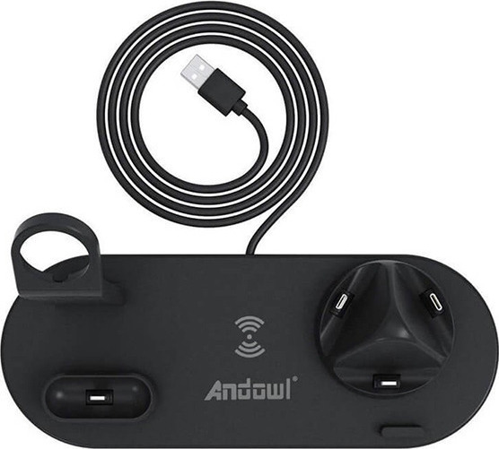 Andowl Q-L023 Wireless Charging Pad (Qi). Ασυρματη Βαση Φορτισης - second view