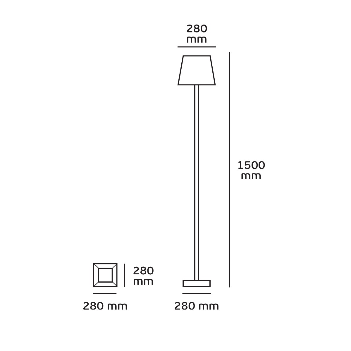 VK Lighting Εξωτερικό Φωτιστικό Δαπέδου VK/02135/W Λευκό 75169-367694 - second view
