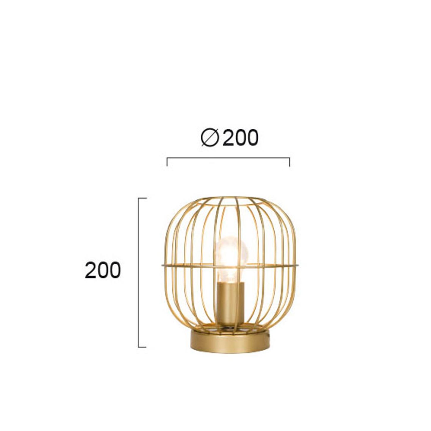 Επιτραπέζιο Φωτιστικό Zenith 4211401 Gold Viokef - second view