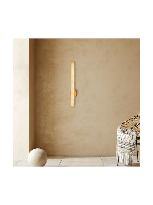 Zambelis Lights Φωτιστικό Τοίχου με Ενσωματωμένο LED και Θερμό Λευκό Φως 2548