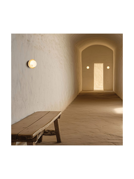 Zambelis Lights Φωτιστικό Τοίχου με Ντουί G9 Μπεζ 25418