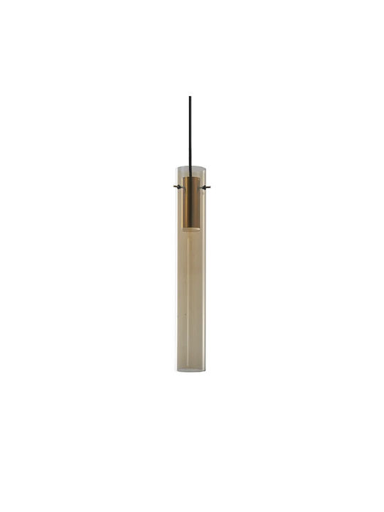 Ideal Lux Flam Κρεμαστό Φωτιστικό Κίτρινο LED με Θερμό Λευκό Φως 6x270εκ. 353869