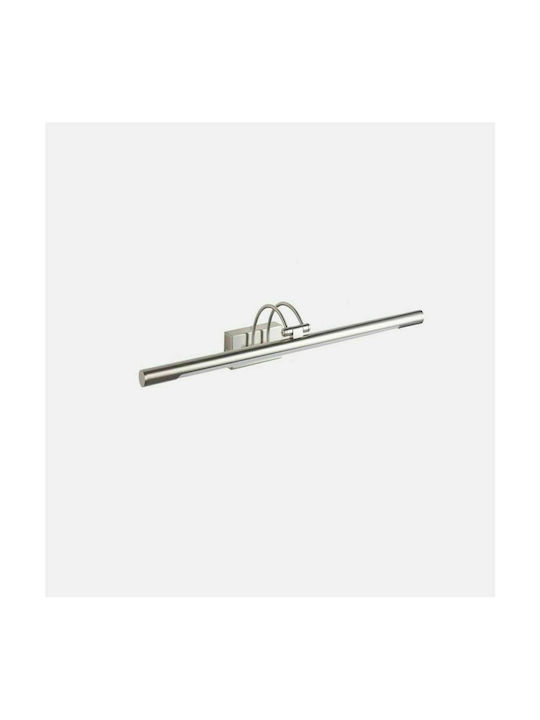 Inlight 1044-Β Νικέλ Ματ Κλασικό Φωτιστικό Τοίχου με Ενσωματωμένο LED και Θερμό Λευκό Φως Ασημί 45εκ. - second view