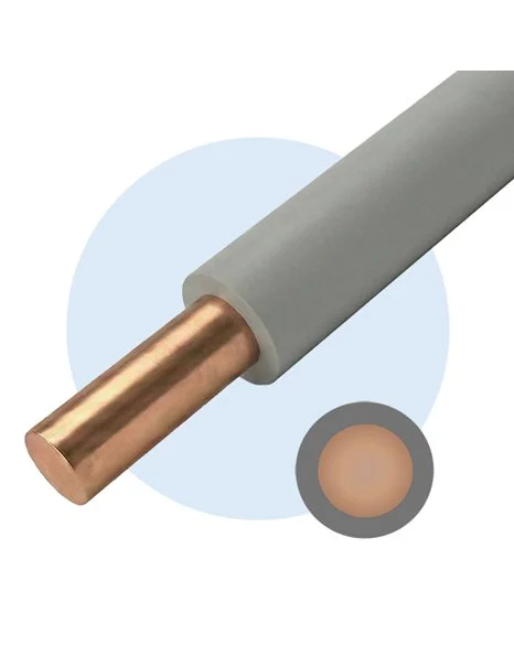 Καλώδιο μονοπολικό NYA H07V-U PVC 1,5mm² Γκρι (NYA1X1,5ΓKPI)