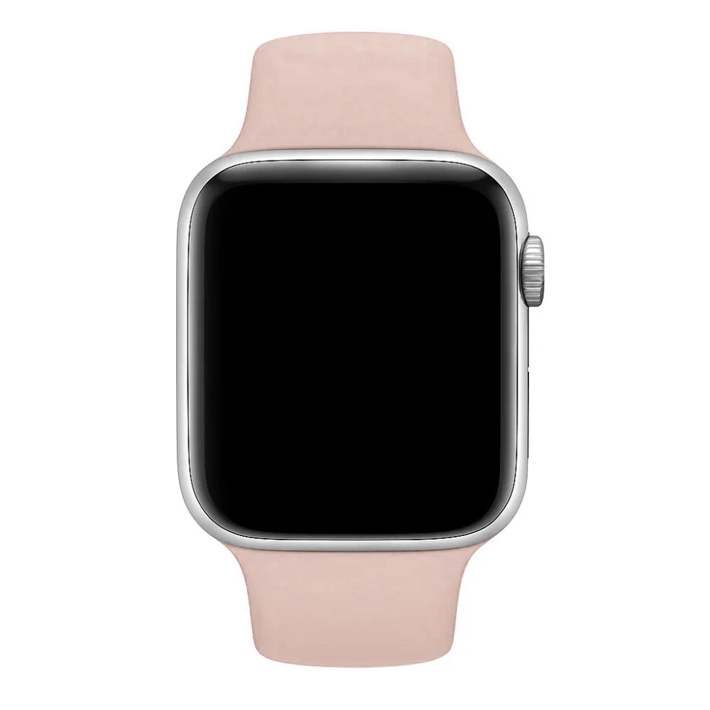 OEM Silicone Band for Apple Watch 42/44mm (Baby Pink) - second view