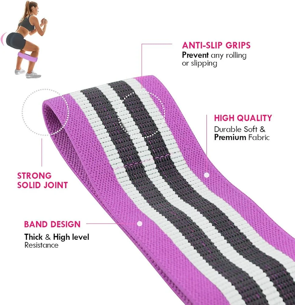 ΖΩΝΕΣ ΑΝΤΙΣΤΑΣΗΣ ΣΕΤ 3 ΤΕΜΑΧΙΩΝ / SF-603 HIP RESISTANCE BANDS (OEM) - μικρογραφία 6