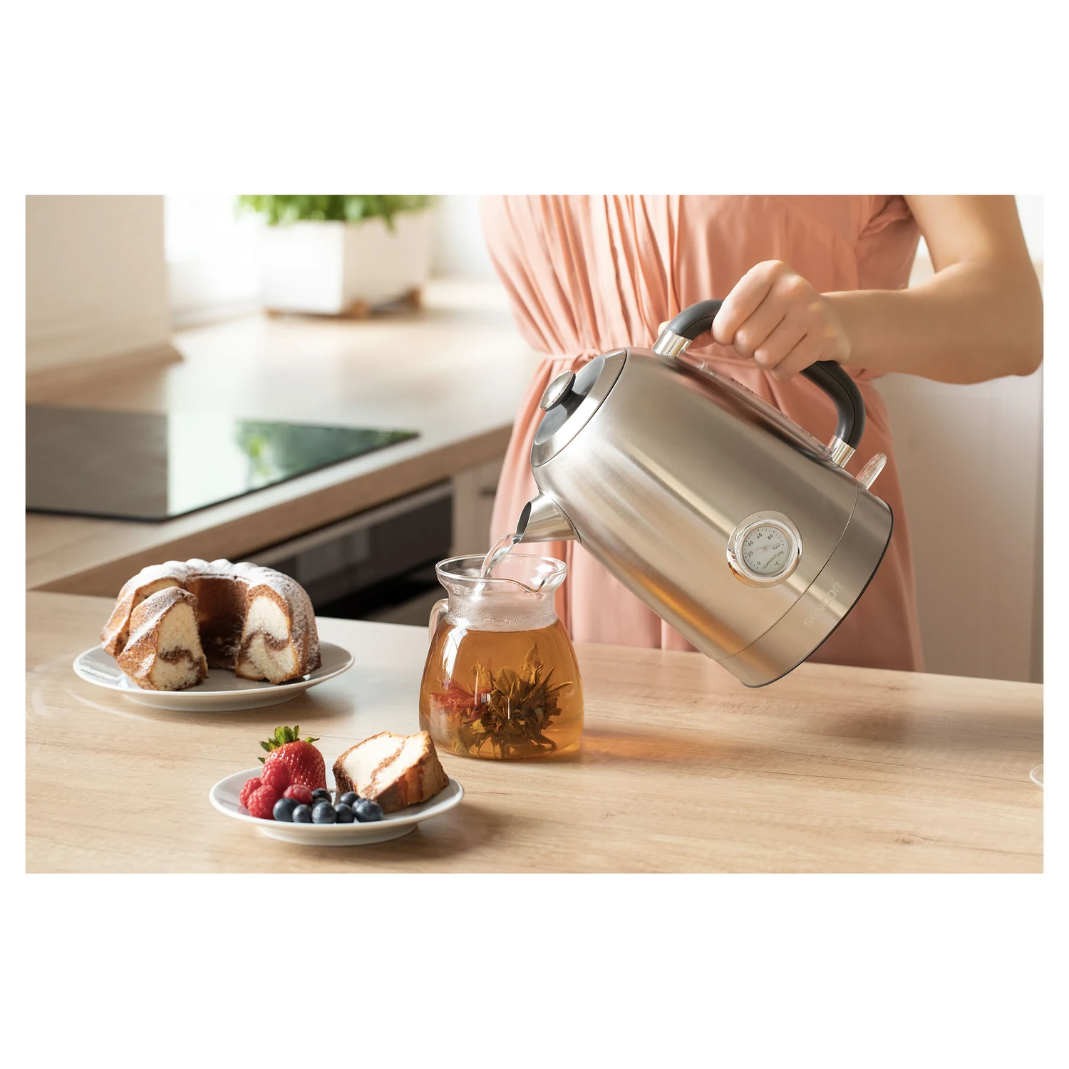 Sencor SWK 1799SS Βραστήρας 1.7lt 2200W Inox  - μικρογραφία 7