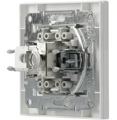 Schneider Electric Asfora Μονή Πρίζα Δικτύου και Τηλεφώνου RJ45/RJ11 με Πλαίσιο Τύπου Cat5 σε Λευκό Χρώμα EPH4900121 - μικρογραφία 6
