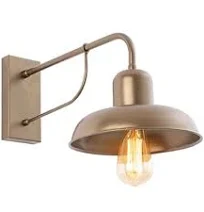 Zambelis Lights Μοντέρνο Φωτιστικό Τοίχου με Ντουί E27 σε Μπρούτζινο Χρώμα Πλάτους 47cm 22190 - μικρογραφία 4