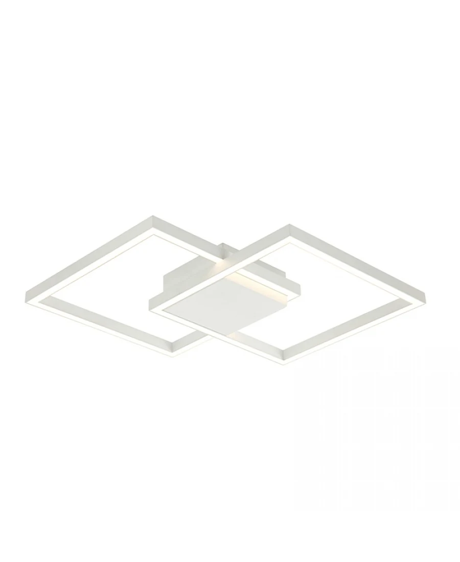 Zambelis Lights Μοντέρνα Πλαστική Πλαφονιέρα Οροφής με Ενσωματωμένο LED σε Λευκό χρώμα 46cm 2027 - second view