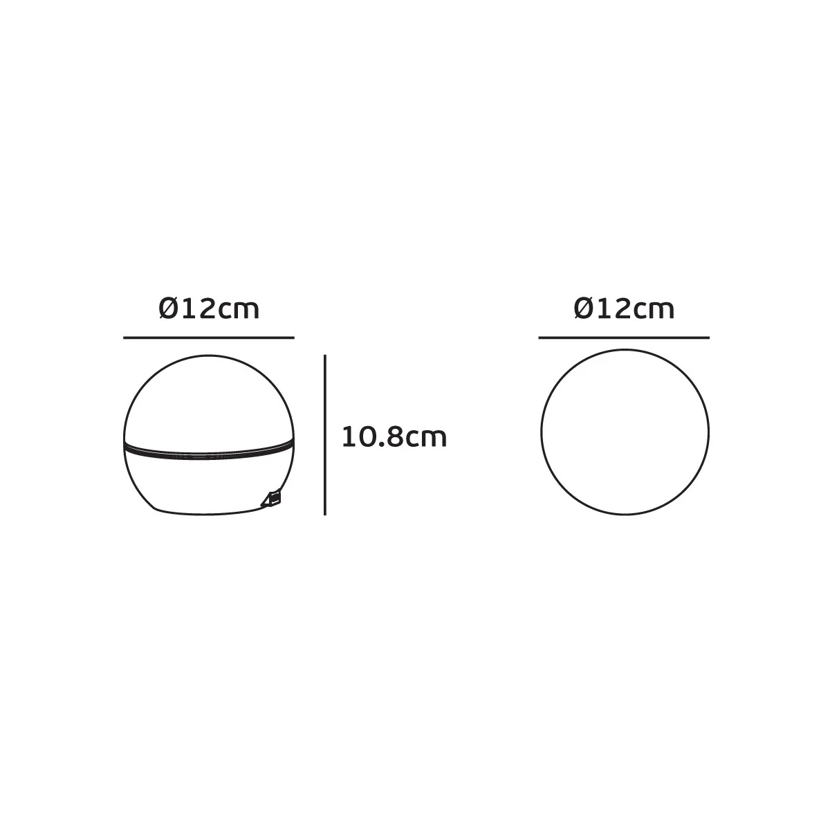 Φωτιστικό φορητό LED, 3000K, 2.2W, 150lm VK/03248/P/W - second view
