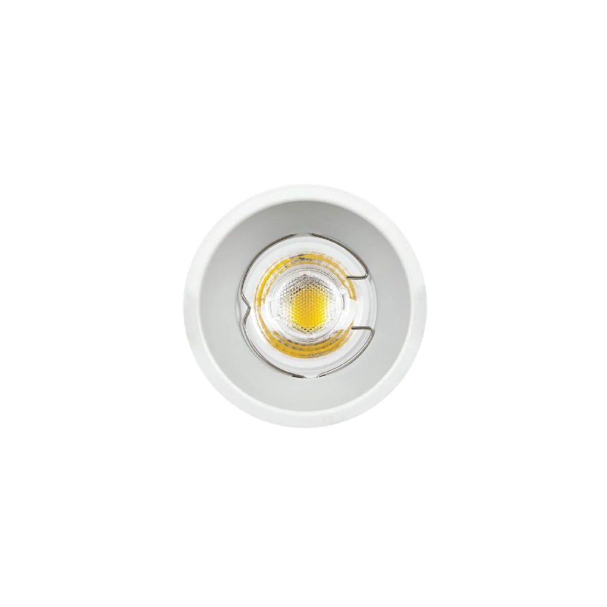 VK Lighting VK/03012G/W Στρογγυλό Μεταλλικό Χωνευτό Σποτ με Ντουί GU10 σε Λευκό χρώμα 8.3x8.3cm - μικρογραφία 5
