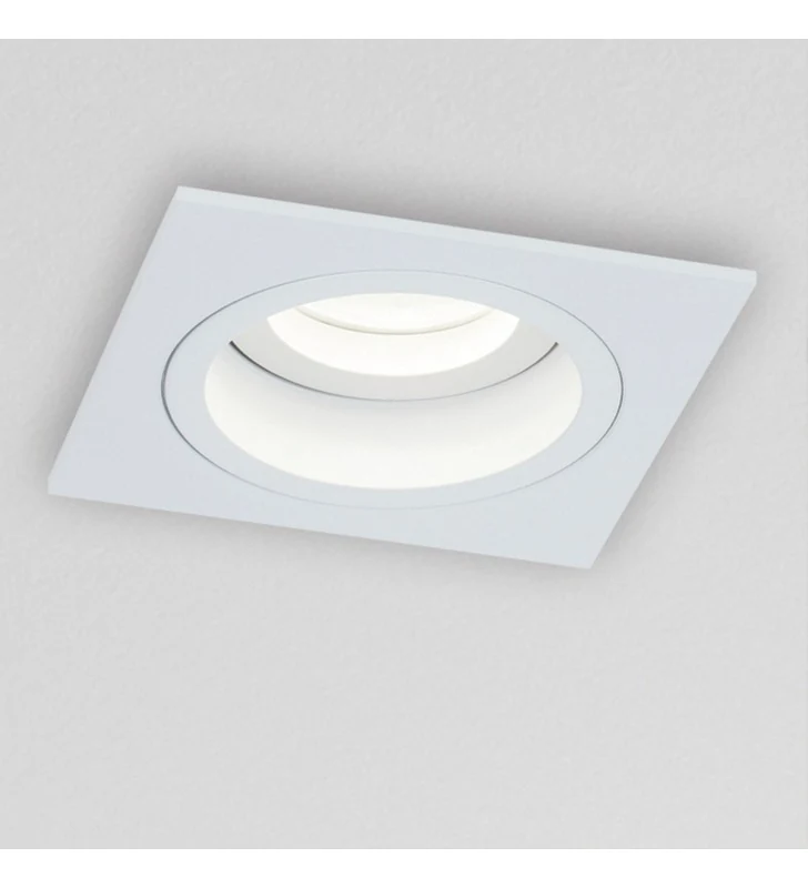 VK Lighting VK/03114G/W Τετράγωνο Μεταλλικό Χωνευτό Σποτ με Ντουί GU10 Κινούμενο σε Λευκό χρώμα 9.2x9.2cm - μικρογραφία 4
