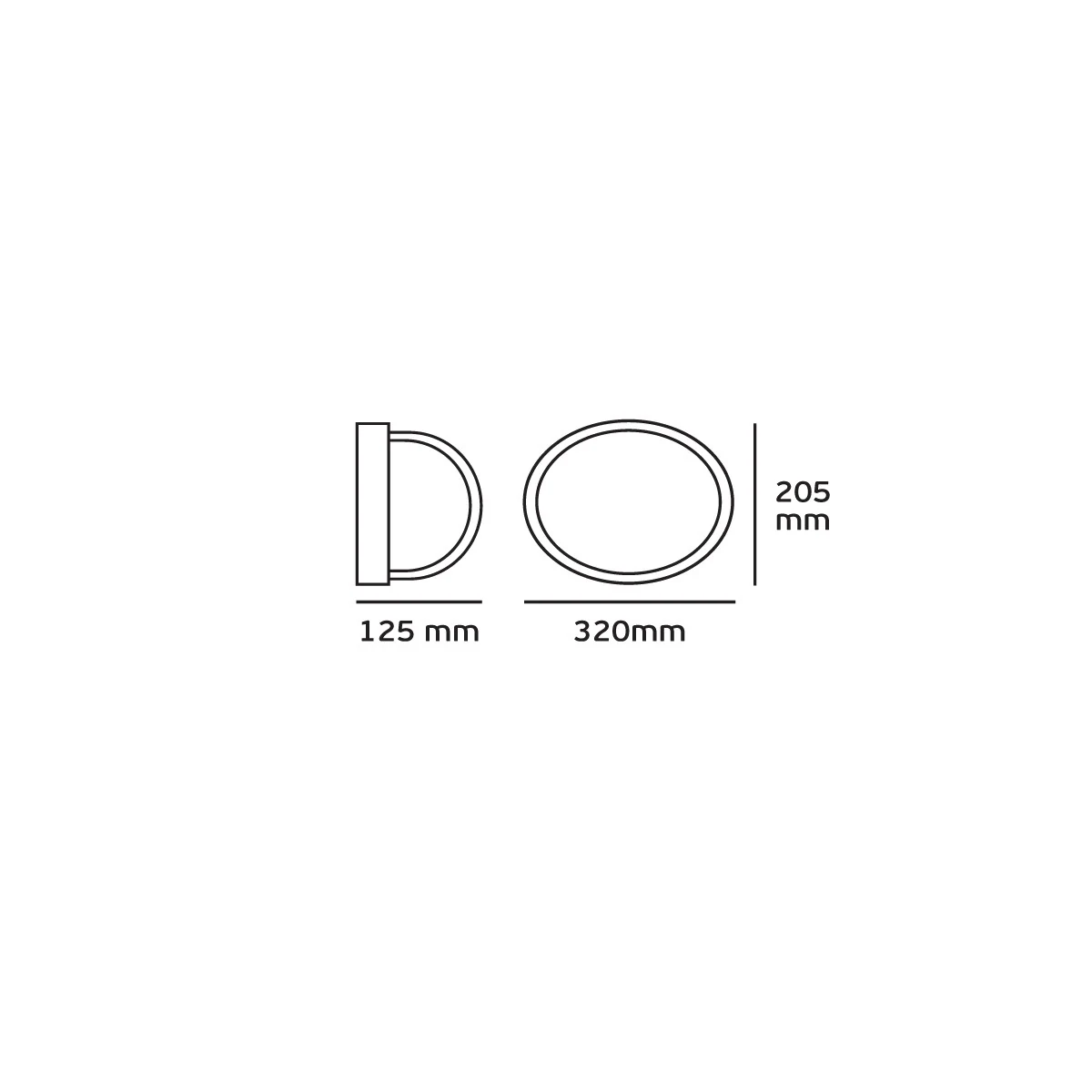 VK Lighting VK/01008/W Επιτοίχια Χελώνα Εξωτερικού Χώρου E27 σε Λευκό Χρώμα - second view