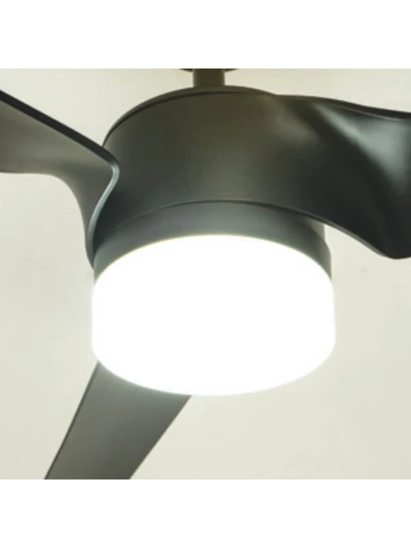 Zambelis Lights Ανεμιστήρας Οροφής 152cm με Τηλεχειριστήριο Μαύρος - μικρογραφία 6