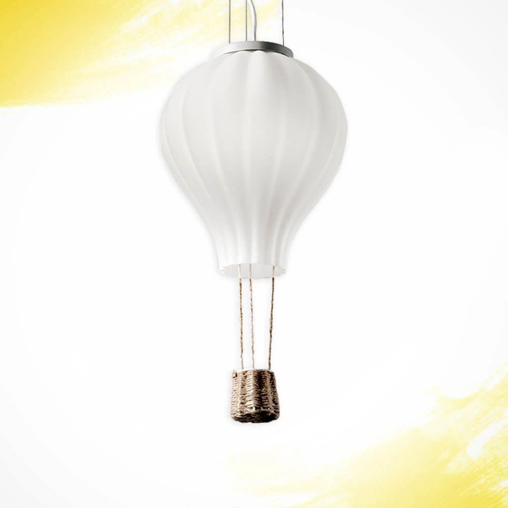 Ideal Lux Dream Big SP1 Μονόφωτο Παιδικό Φωτιστικό Κρεμαστό από Μέταλλο 42W με Υποδοχή E27 σε Λευκό Χρώμα 30cm - μικρογραφία 6