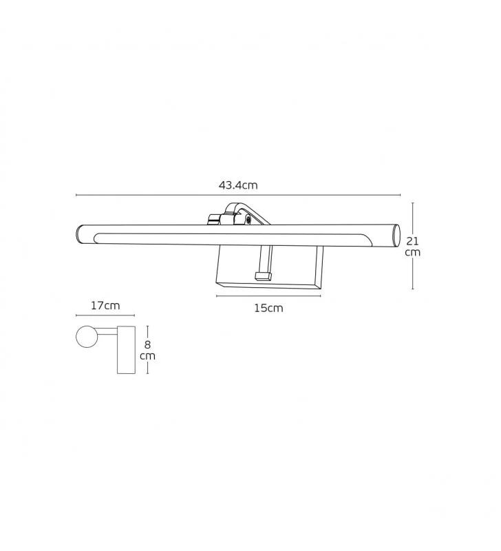 VK Lighting Φωτιστικό Τοίχου VK/04554/W/C/43  με Ενσωματωμένο LED και Φυσικό Λευκό Φως σε Λευκό Χρώμα 57610-153774 - μικρογραφία 4