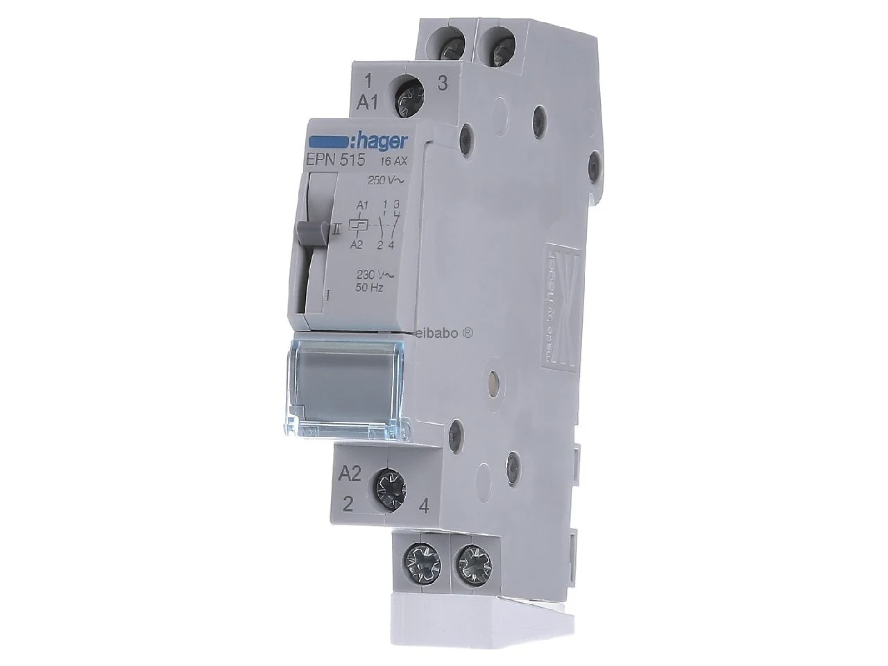Ρελέ Hager Pulse 16A 230V AC 110V DC 1Z+1R (EPN515) 3335482 3250612369577 - μικρογραφία 4
