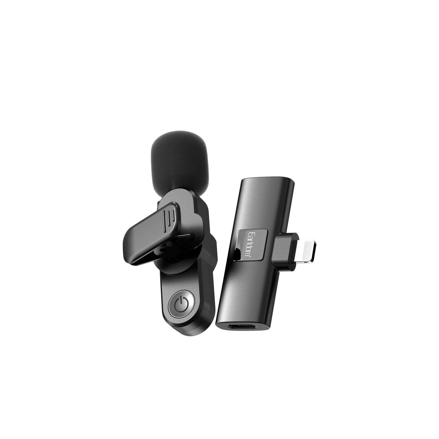 Ασύρματο Μικρόφωνο Earldom ET-MC7L Plug And Play με Lightning (Μαύρο) - μικρογραφία 4