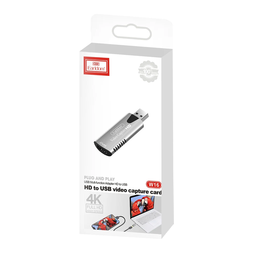 Earldom W16 Video Capture για Laptop / PC και σύνδεση USB-A / HDMI - μικρογραφία 5