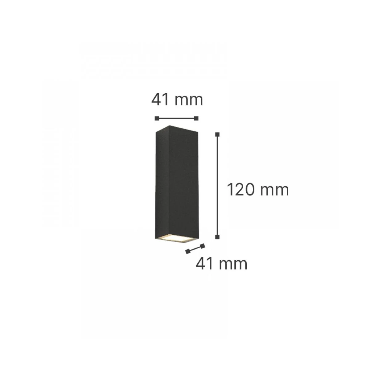Inlight Lanier Επιτοίχιο Εξωτερικό Σποτ LED IP65 5W με Θερμό Λευκό Φως Διπλής Δέσμης 12x4.1εκ. 80201021 - μικρογραφία 5