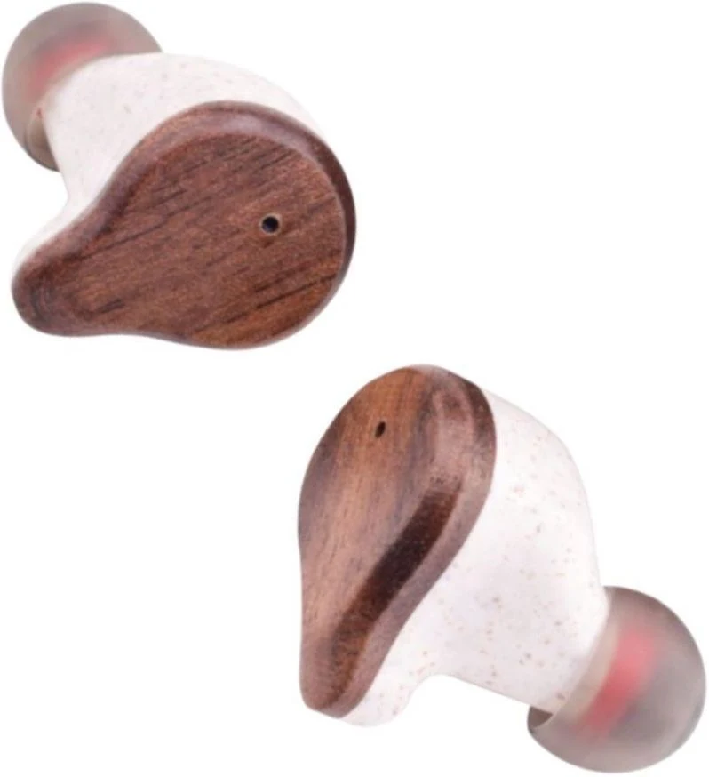 Akai BTE-W300ENC In-ear Bluetooth Handsfree Ακουστικά με Θήκη Φόρτισης Bamboo - μικρογραφία 5