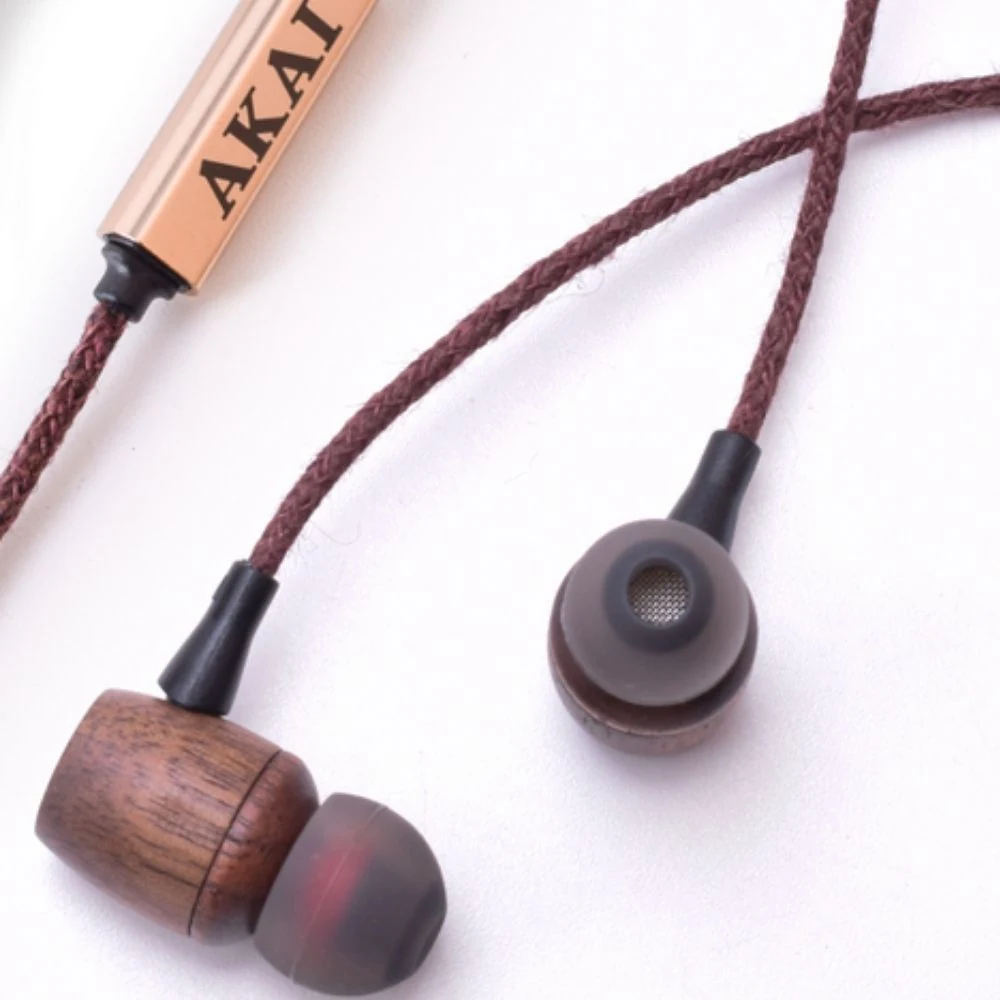 Akai BTE-W200F In-ear Handsfree Ακουστικά με Βύσμα 3.5mm Καφέ - μικρογραφία 5