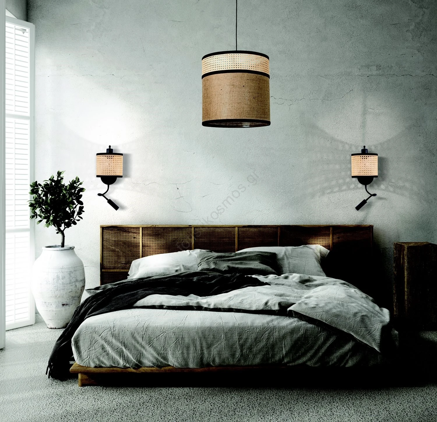 Φωτιστικό Απλίκα LED 3000K 3W +1XE27 Max 40W Μαύρο  ZAMBELIS 20355 - second view