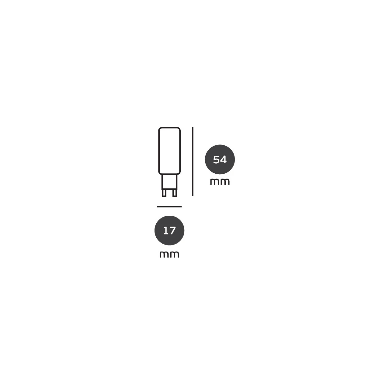 VK Lighting VK/05127/D/C Λάμπα LED για Ντουί G9 4000K Φυσικό Λευκό 350lm DIMMABLE - second view