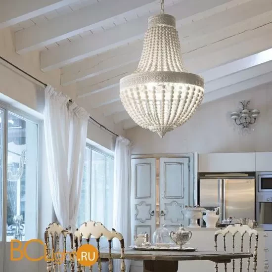 ΚΡΕΜΑΣΤΟ ΦΩΤΙΣΤΙΚΟ ΟΡΟΦΗΣ 5ΦΩΤΟ ΛΕΥΚΟ Ø40 MONET SP5 162737 | IDEAL LUX - second view
