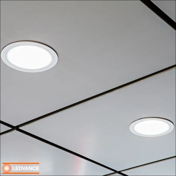 Ledvance Dowlight Στρογγυλό Χωνευτό LED Panel 24W 2400LM με 215MM  Φυσικό Λευκό Φως 4000K 4058075703223  - μικρογραφία 7